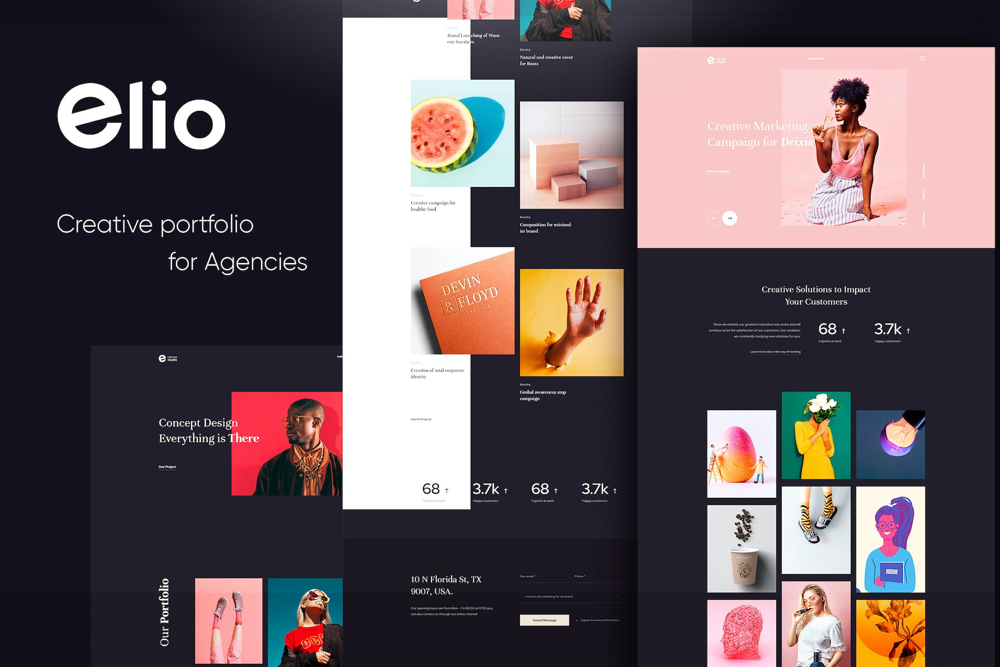 Elio - Creative Portfolio HTML CSS Template