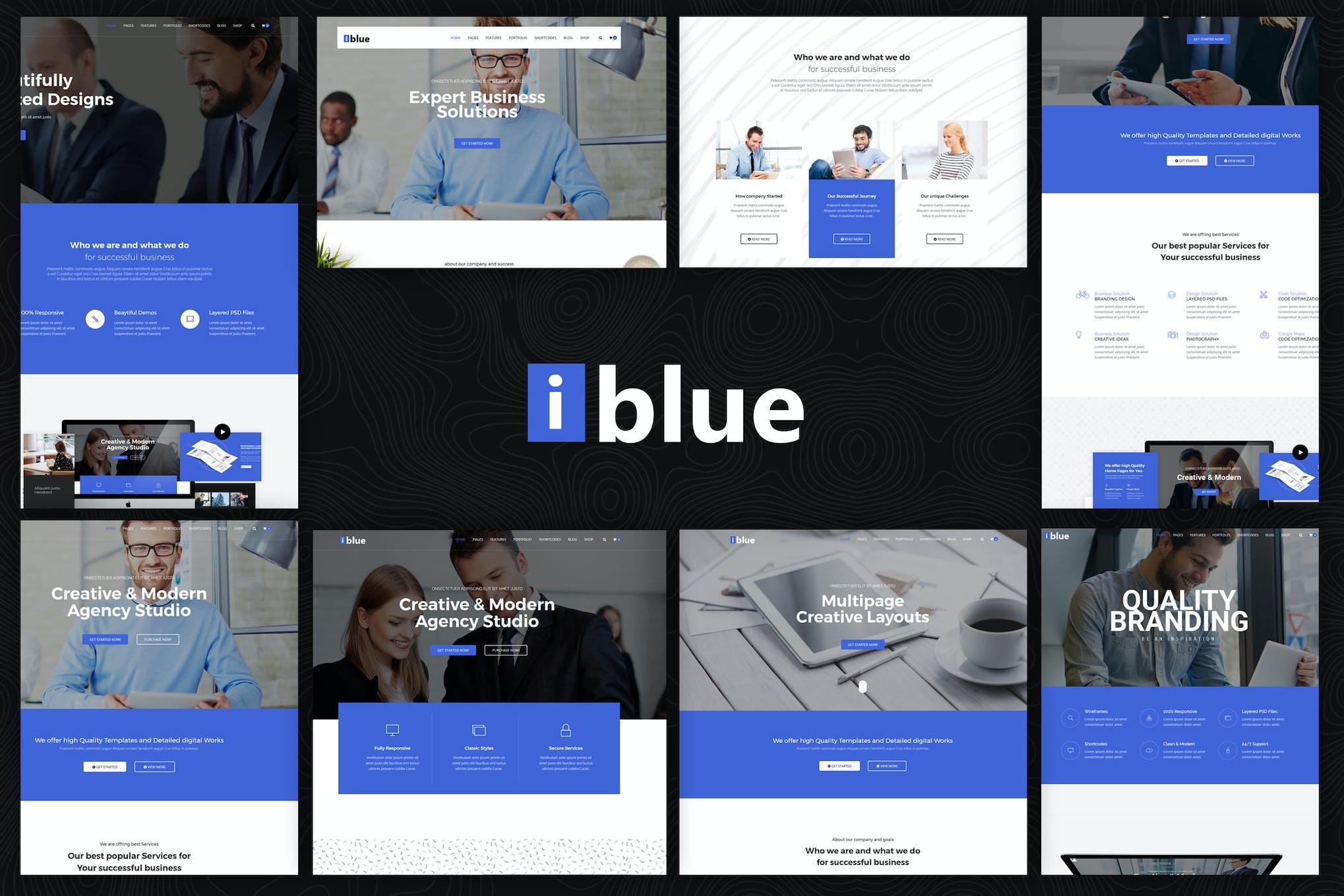 iblue - Responsive Multipurpose HTML Template