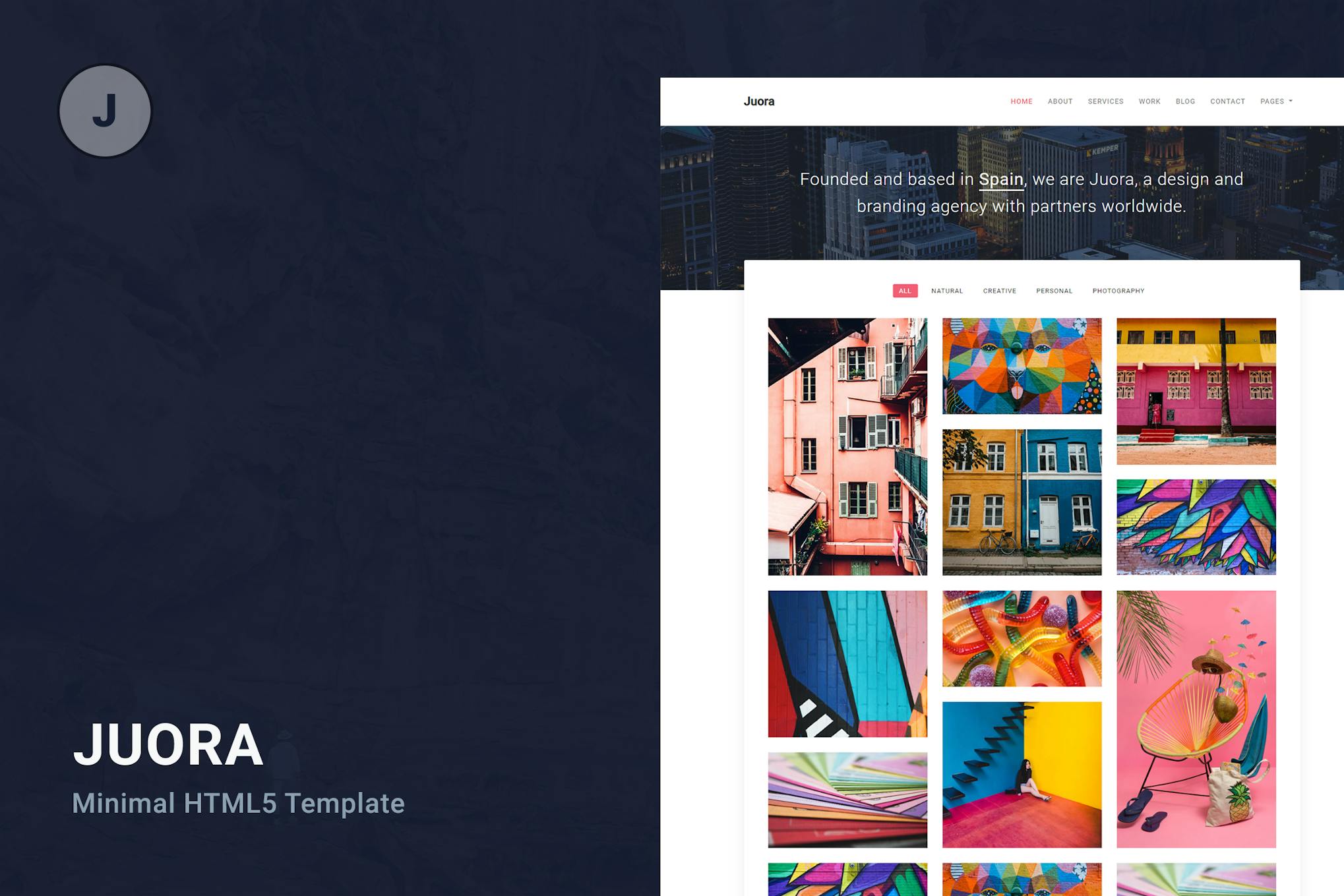 Juora- Minimal HTML Template