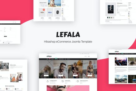 Lefala- Hikashop eCommerce Joomla Template