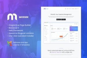 Mossek – Software and App Joomla Templates