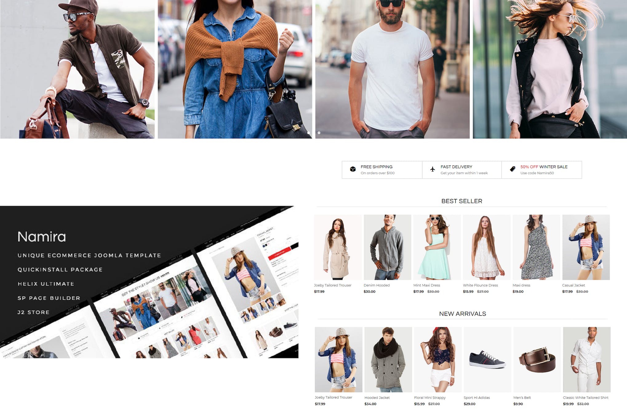 Namira- Unique eCommerce JStore Joomla Template