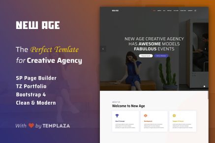 New Age- Creative Agency Joomla Template
