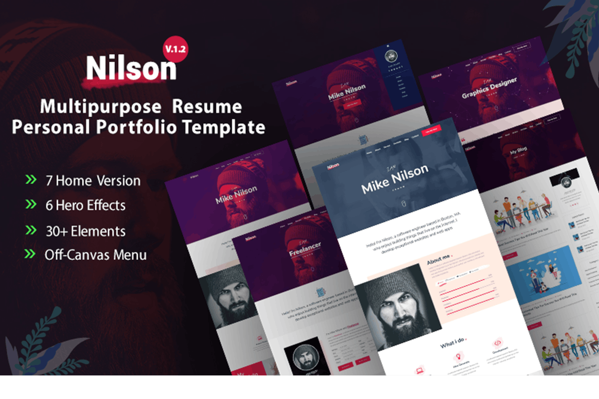 Nilson - Personal Portfolio HTML Theme