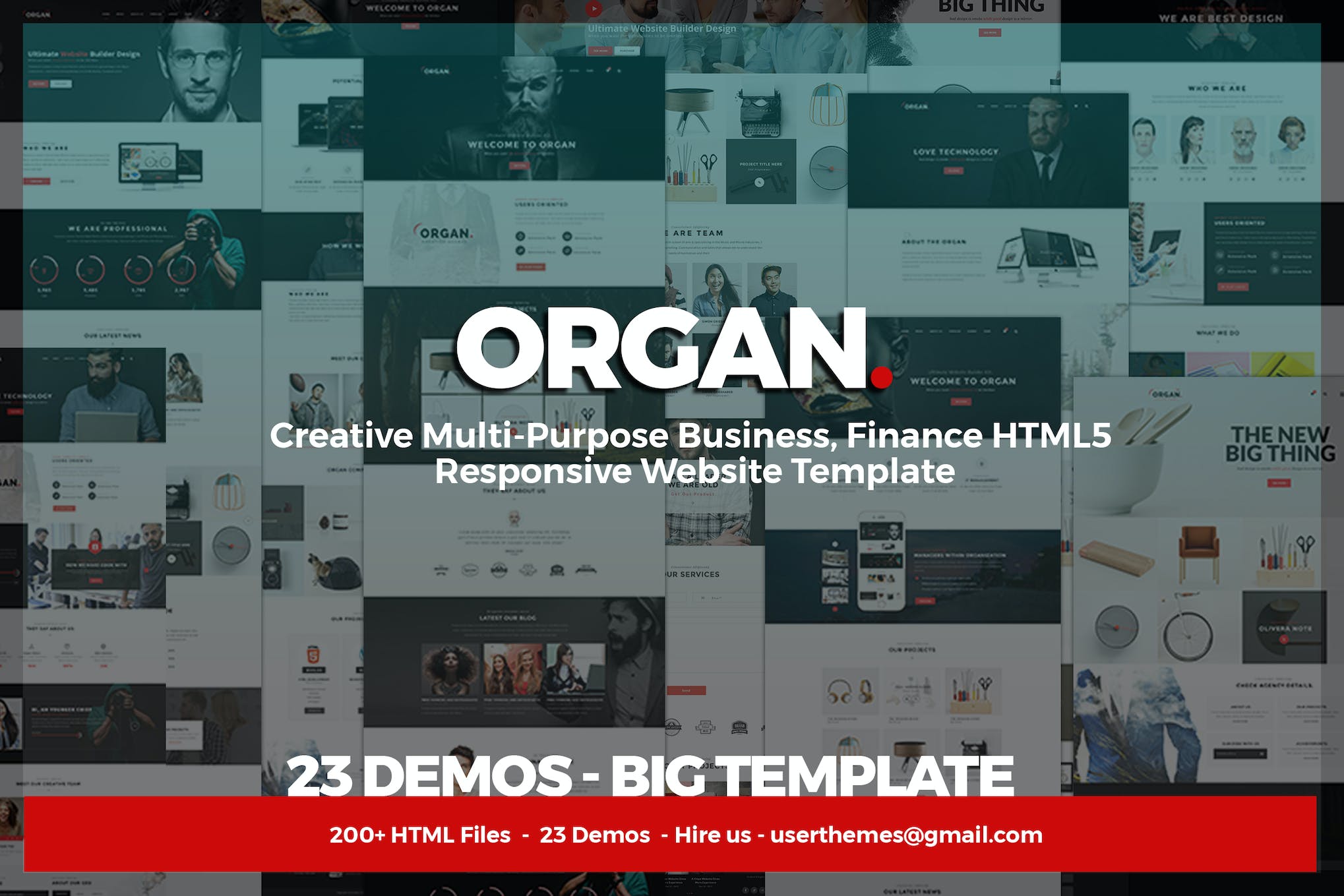 Organ - Multi-Purpose Business, Finance HTML