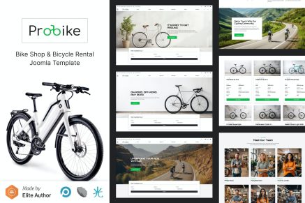 ProBike- Bike Shop, Bike Rental Joomla Template