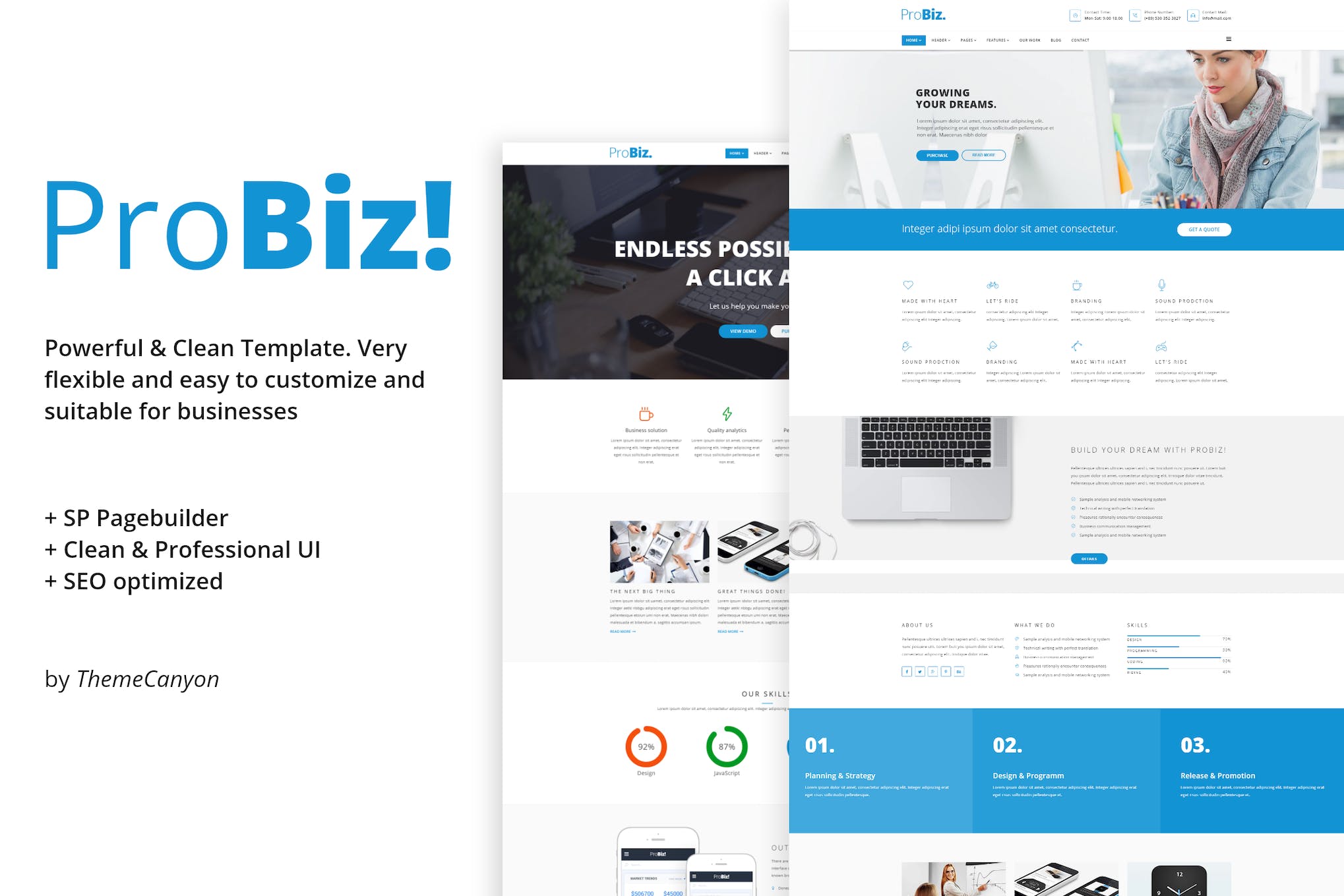 ProBiz!- Creative Multipurpose Business Template