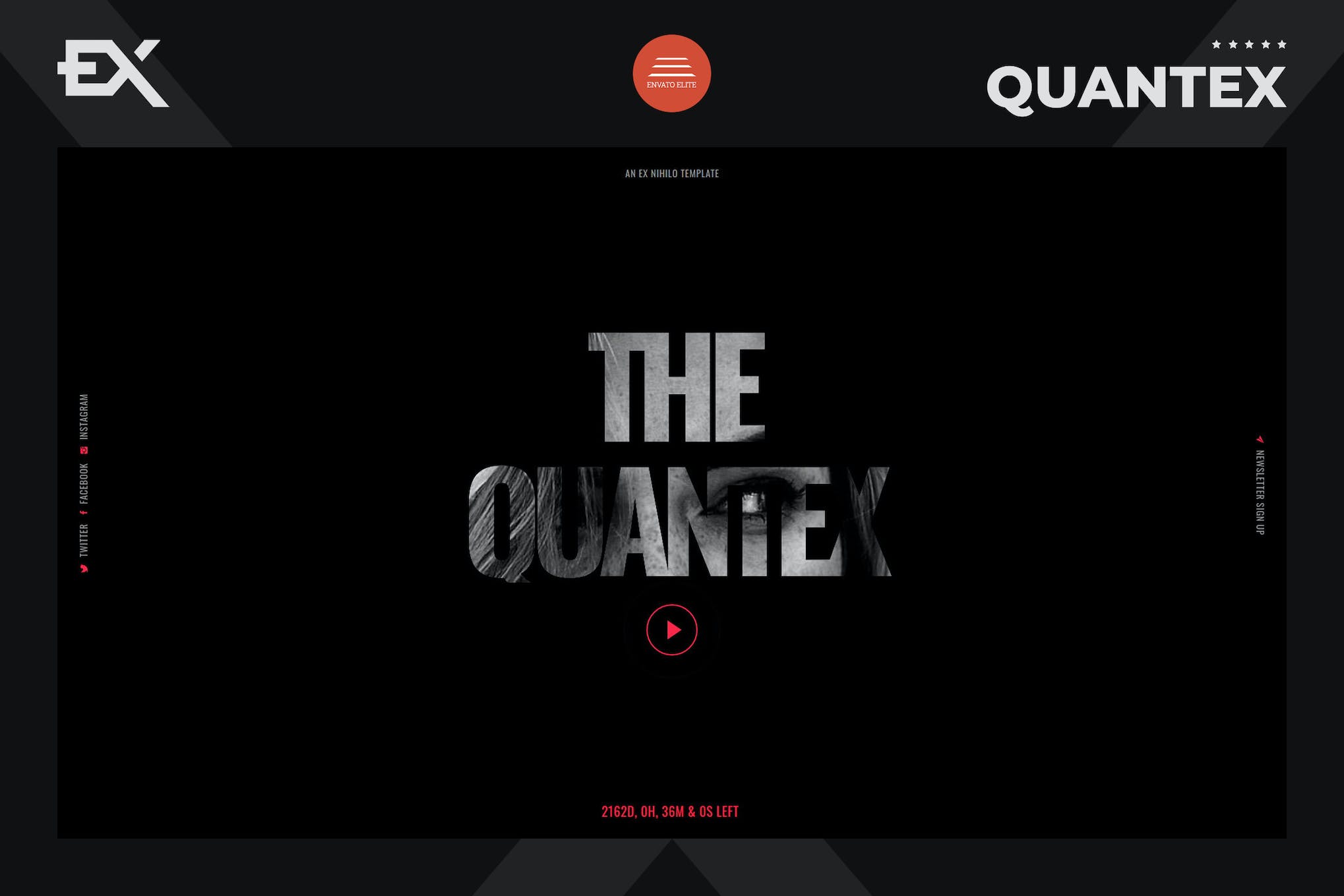 Quantex - Creative Coming Soon Template