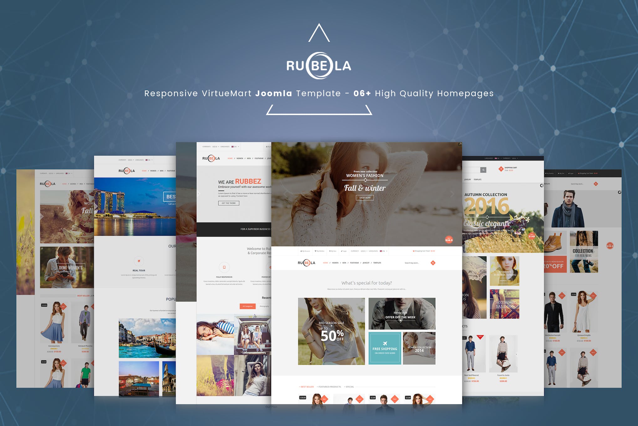 Rubela- Multipurpose VirtueMart Joomla Template