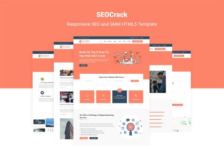 SEOCrack | SEO and SMM HTML Template