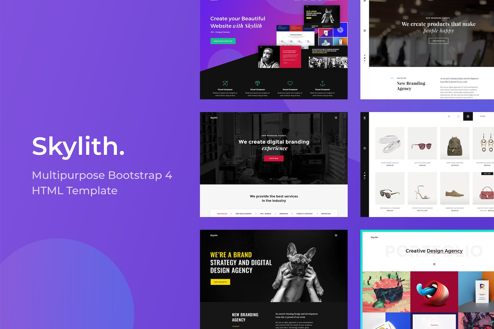 Skylith - Multipurpose Bootstrap HTML Template