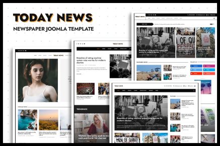 Today News- Newspaper and Magazine Joomla Template