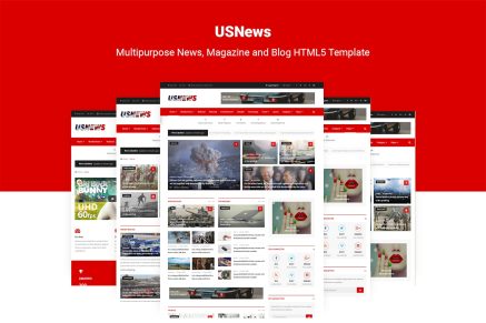 USNews | News, Magazine and Blog HTML Template