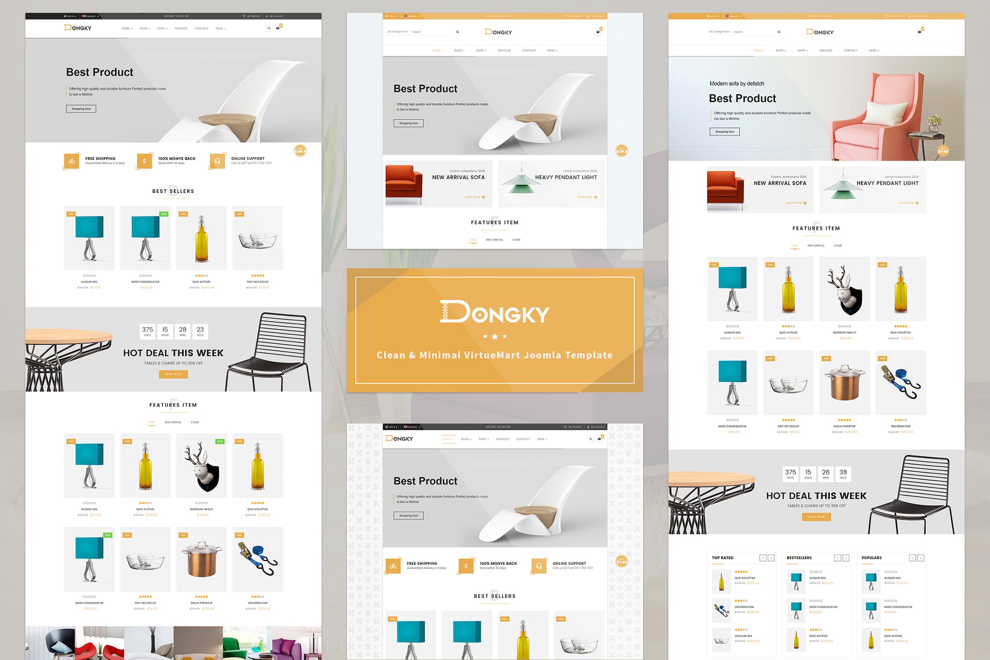 Vina Dongky- Minimal VirtueMart Joomla Template