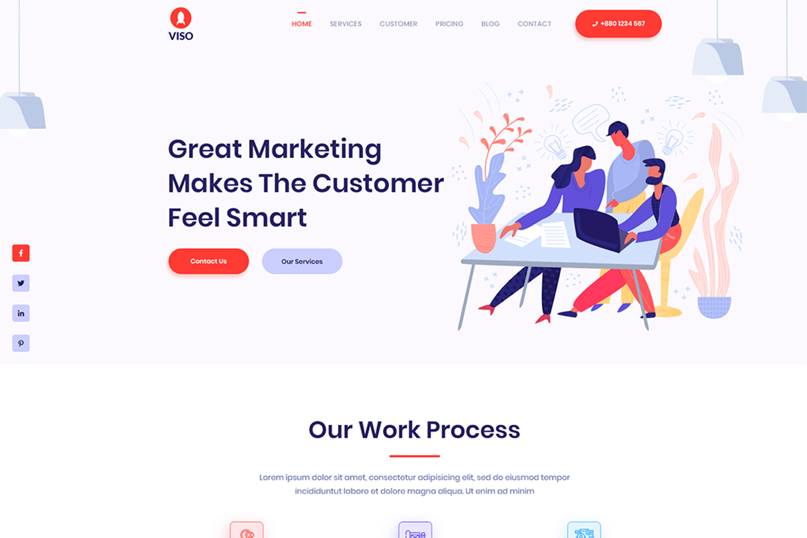 VISO - Creative Agency Portfolio HTML Template