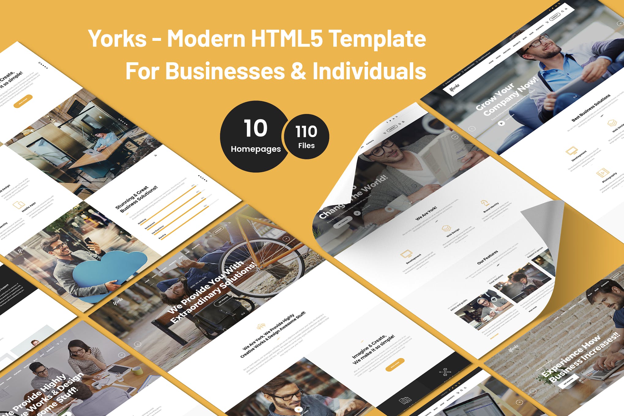 Yorks - Businesses & Individuals HTML Template