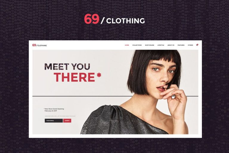 69 Clothing WordPress Theme