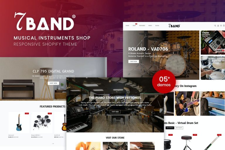 Musicmo – Musical Instruments Shop Shopify Theme