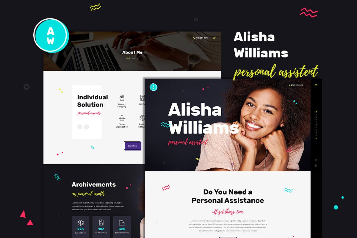 A.Williams 1.3.0 WordPress Theme