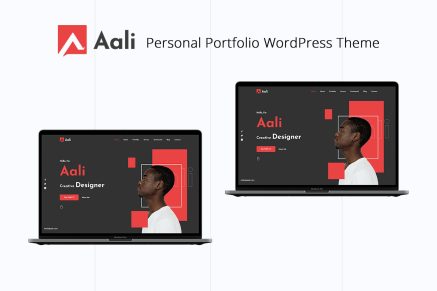 Aali - Personal Portfolio 1.0 WordPress Theme