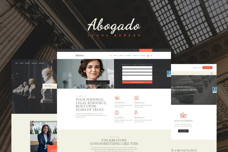 Abogado WordPress Theme