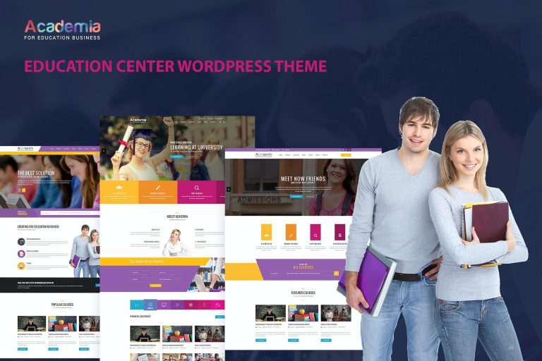 Academia – Education Center WordPress Theme