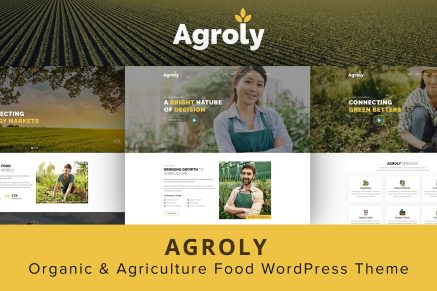 Agroly- Organic & Agriculture Food 1.0 WordPress Theme