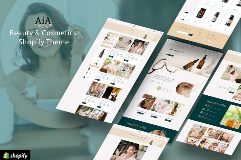 AIA – Beauty Cosmetics Shop Shopify Theme