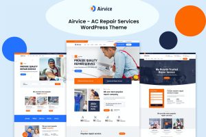 Airvice – AC Repair Services WordPress Theme