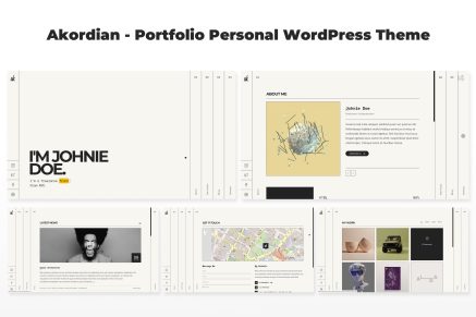 Akordian- Portfolio Personal 1.2 WordPress Theme