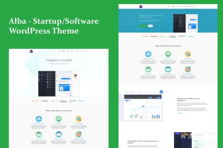 Alba- Startup/Software 1.0 WordPress Theme