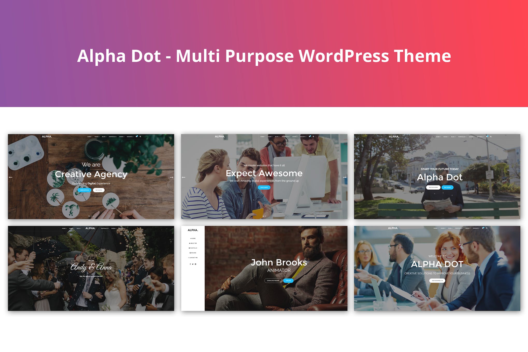 Alpha Dot- Multi Purpose 1.0 WordPress Theme