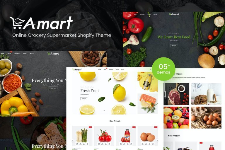 Amart – Online Grocery Supermarket Shopify Theme