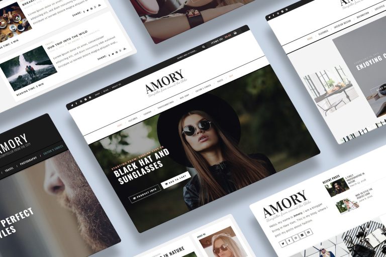 Amory Blog – A Responsive WordPress Blog Theme