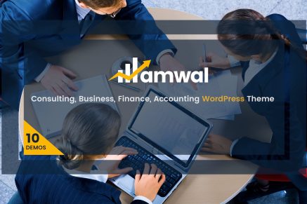 Amwal- Consulting Finance 1.3.8 WordPress Theme