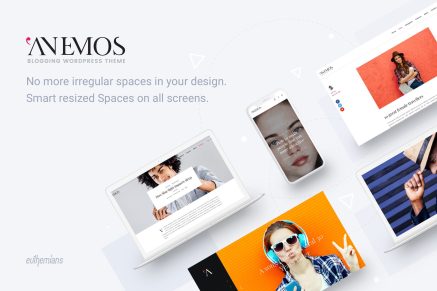 Anemos- A Multiuse Blogging 2.4.4 WordPress Theme
