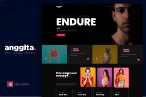 Anggita – One Page Portfolio Theme
