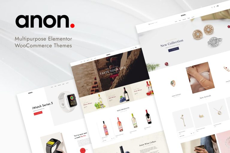 Anon – Multipurpose Elementor WooCommerce Themes
