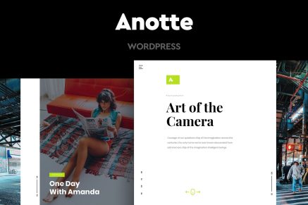 Anotte - Horizontal Photography 1.9 WordPress Theme
