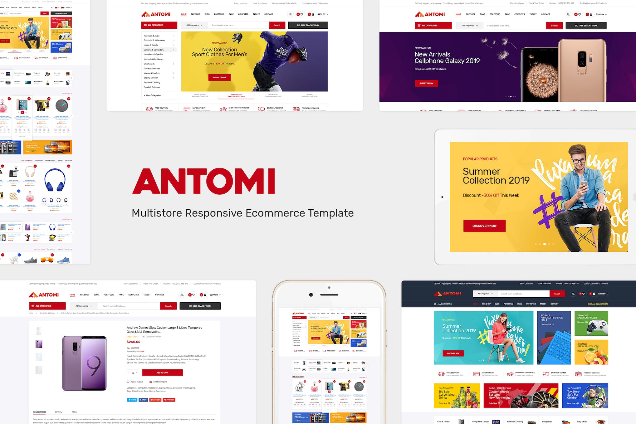 Antomi- for WooCommerce 1.0.6 WordPress Theme
