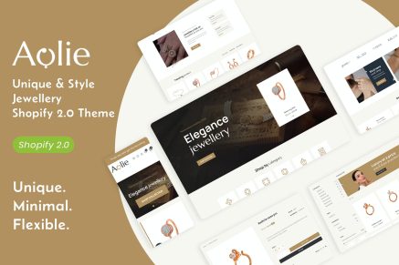 Aolie - Unique & Style Jewellery Shopify Theme