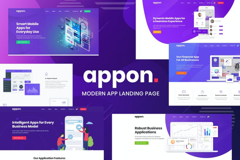 Appon – App & SaaS Software WordPress Theme