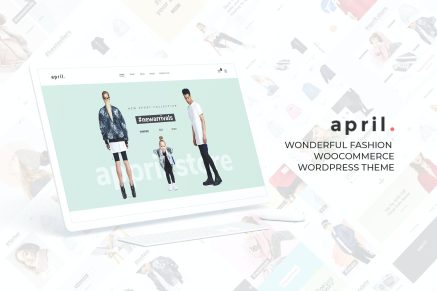 APRIL- Wonderful Fashion WooCommerce Th 6.5 WordPress Theme