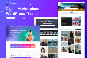 Aseet – Digital Marketplace WordPress Theme