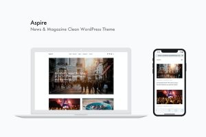 Aspire – News & Magazine Clean WordPress Theme