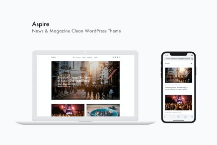 Aspire- News & Magazine Clean 1.2.8 WordPress Theme