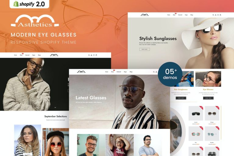 Asthetics – Modern Eye Glasses Shopify Theme