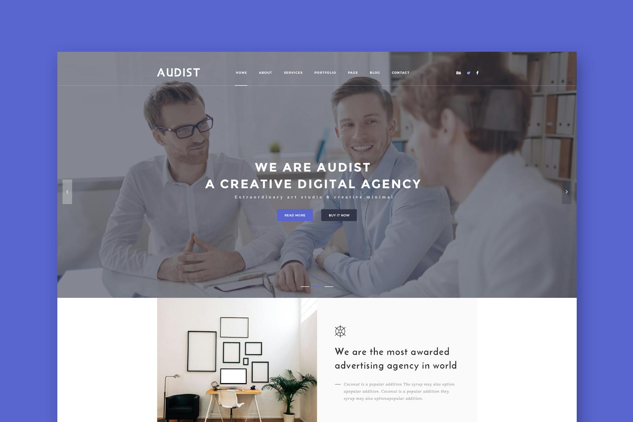 Audist - Modern Portfolio HTML Template