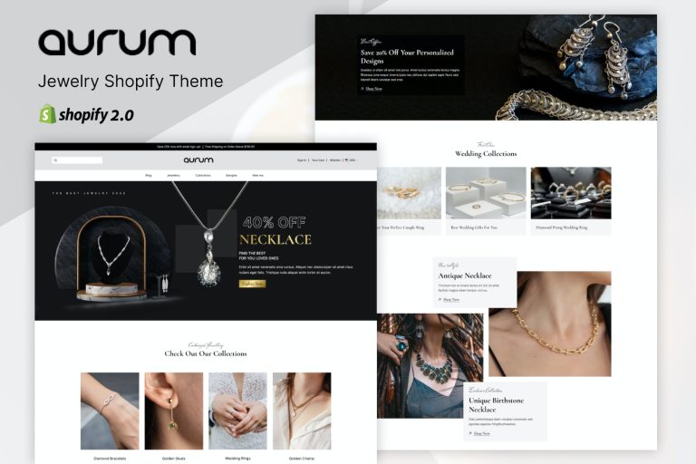 Aurum – Jewelry Shopify Theme