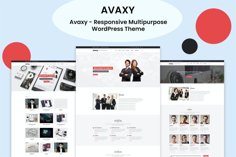 Avaxy – Multipurpose WordPress Theme